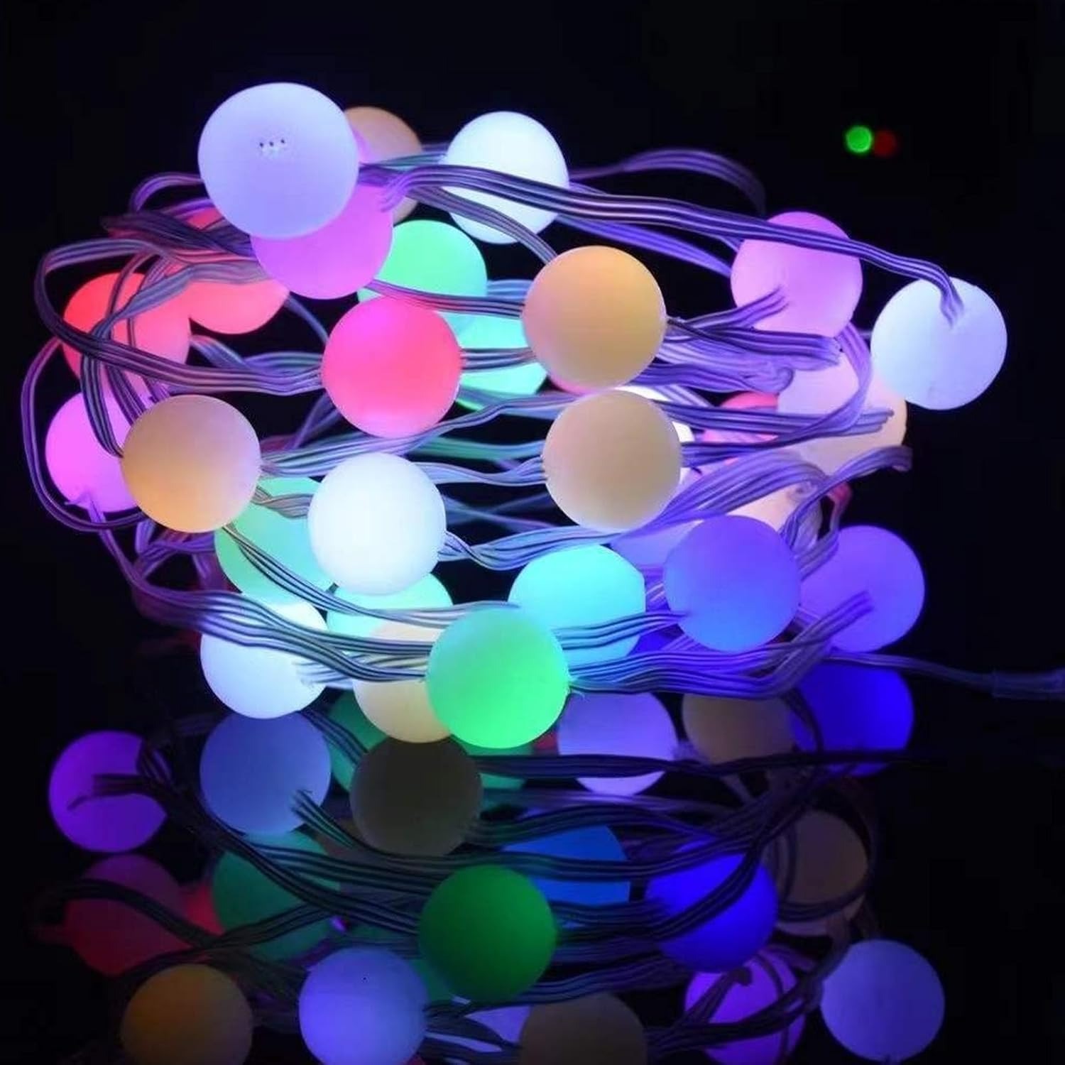 Miniatura 6 de Cadena de Bolas de Luz Cortina USB